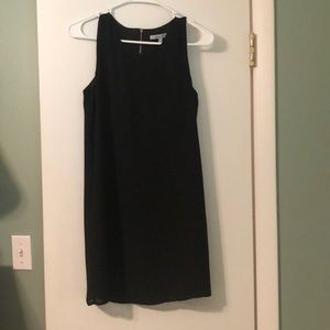 Black shift dress